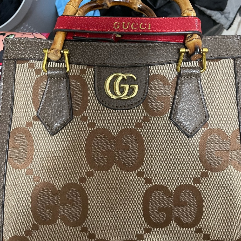 Gucci Brown Monogram Women's Bag